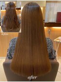 美髪特化髪質改善ストレートスタイル