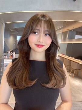 ロンドルーチェ 心斎橋(Lond luce) エアリーロングピンクブラウン【心斎橋/髪質改善】