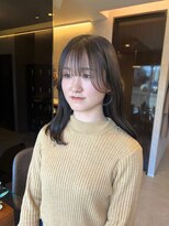 マーシュフラッグ(MARSHFLAG)&nbsp;オリーブグレージュ×顔まわりカット