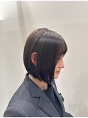 切りっぱなしボブ