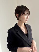 フェイス 大船(FACE) ショートボブ/艶髪カラー/20代30代ヘアスタイル/西原晃