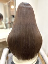 フルブルーム 東林間(fullbloom)&nbsp;アッシュベージュケアカラー髪質改善ブリーチなしダブルカラー