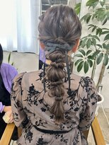イット(it.) kana 結婚式 編みおろし ヘアセット