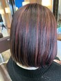 エミタス ヘア リゾート(EMITAS Hair Resort)&nbsp;スタイリング楽ちんボブ。デザインカラー。