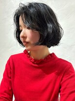 ミロア 薬院(miroa)&nbsp;ワンレン　くびショートれボブ　レイヤーカット　骨格小顔カット