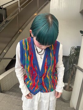 ブレス(bless) ターコイズブルー/ブルー/ハイトーン/ハイトーンボブ