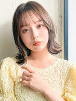 アグノス 青山(Agnos) ◎イメチェン外ハネボブ美髪ワイドバング薄め前髪小顔カット