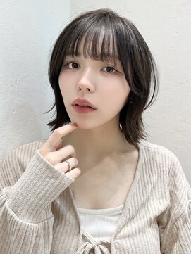 ロンド レグリーズ 立川(Lond leglise) イメチェン外ハネボブ美髪×ブリーチなしレイヤー韓国[立川]