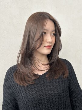 クム 横浜(qumu) 【qumu MARIKO】レイヤーカット×ナチュラルブラウン