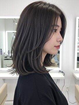 エル 新小岩(elu) 美髪/ワイドバング/レイヤーカット/くすみベージュ/新小岩駅