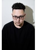 極道パーマ×スキンフェード
