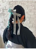 ぽこぽこポニーテールアレンジ 池袋