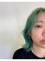リムー(Rmmu)&nbsp;ミントグリーンミディアムヘアー