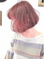 ランプ ヘアー(lamp hair)&nbsp;【lamp尾崎】シアモーブピンク、切りっぱなしボブ