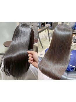 扱いやすく、自然にまとまる。髪質改善特化サロンが叶える、自毛のようなナチュラルストレート。