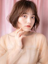 モッズヘア 越谷(mod's hair) ヘーゼルグレージュ乾かすだけこなれボブパーマY越谷30代40代