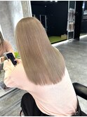 旭川美容室【ダメージレスブリーチ】ハイミルクティーベージュ