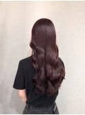 髪質改善トリートメント×カシスピンク