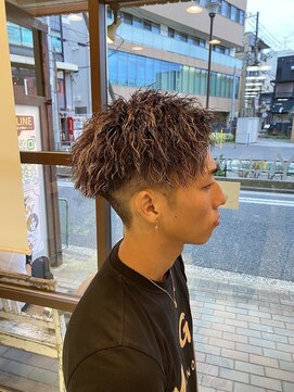 イエローコーン 金沢文庫店(YELLOW CORN) ハイライト×ツイストスパイラルパーマ