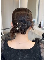 ティム(tim)&nbsp;カチモリヘア/タイトカチモリ/タイトヘア/お呼ばれヘア/結婚式