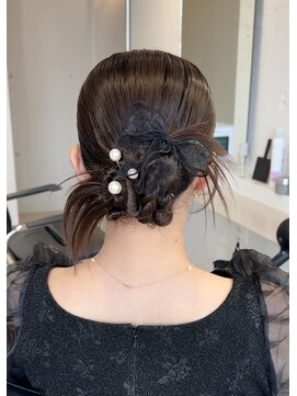 ティム(tim) カチモリヘア/タイトカチモリ/タイトヘア/お呼ばれヘア/結婚式