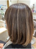 40～50代　白髪ぼかしハイライト