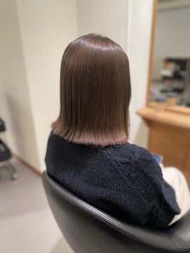 黒髪/クラゲヘアー/オリーブグレー/小顔/ココアベージュ/小倉