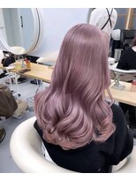 ベル 表参道店(Belle) チェリーレッド/ココアブラウン/シャギー/アンブレラカラー