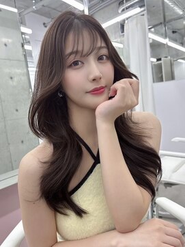 フォンズ(FONS) 透明感ショコラグレージュ/くびれヘア/顔周りカット/シースルー