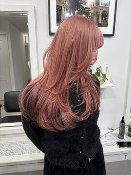 ヴィア 京都烏丸(Via) 10代20代30代/ピンクカラー/レイヤーカット／ブリーチ／髪質改善