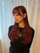 プール(POOL)&nbsp;レイヤーカット×カシスレッド