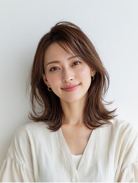 e.m.a プレミアムビューティーサロン 栄駅店(e.m.a PREMIUM BEAUTY SALON) レイヤーカット/イメチェン/外ハネボブ/美髪/ワイドバング/髪型