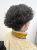 本厚木◎波巻きシャドウパーマニュアンスパーマ黒髪ダウンバング