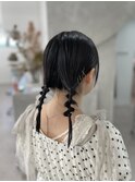 タイトツインテールアレンジ