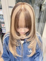 テトラ バイ ネオリーブ 横浜西口店(tetra by neolive)&nbsp;☆デザインカラーブロックカラーレイヤーカット横浜