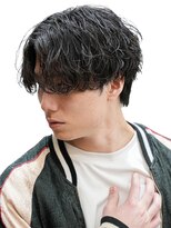 フリー(Free)&nbsp;【シャドウパーマ】メンズパーマ/メンズサロン/センターパート