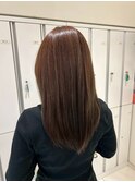 イメチェン/ピンクベージュ/前髪/伊勢原