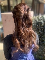カインド 南青山(hair&make up KIND)&nbsp;リボンハーフアップアレンジ