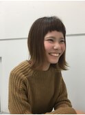切りっぱなしボブ