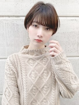 アンド ストーリーズ(&STORIES) 大人厚めバングマニッシュショート/20代/30代/40代/ハイライト