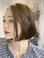 マルツ 銀座(maltu)&nbsp;大人のボブ襟足ギリギリのボブミルクティーベージュ