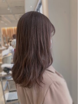 アドラーブル 松崎店(adorable) 透明感ピンクパープル大人かわいいグラデーションカラー