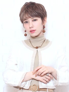 ムム(mumu) ナチュラルショート/くすみカラー/抜け感/20代30代40代50代