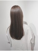 大人ガーリー抜け感ショコラベージュ