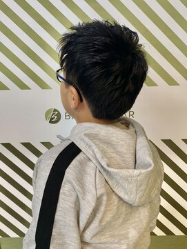 バーバーバー 高坂(BARBER－BAR) 刈り上げアップバング【カット石井】