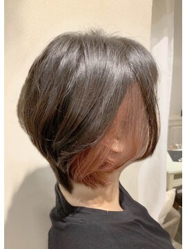 リー 甲子園(Lee) アッシュグレー×コーラルピンク