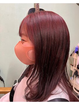 オンスター(ONSTAR) ピンクカラー　髪質改善カラー　ケアカラー