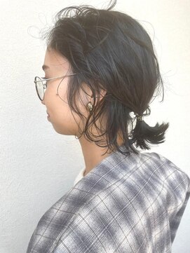 ガリカ 博多(Gallica) 癖毛を活かしたアレンジヘア×アッシュカラー