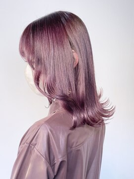 アイティー バイ アルバム 中野店(IT by ALBUM) カシスピンク_アースカラーくびれヘアツートンカラー_ba361863