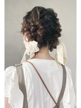 タイドヘア 茨木店(TIDE HAIR) ルーズツインアレンジ